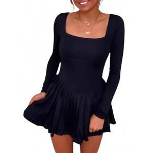 NEW TCEC lily tennis dress in black